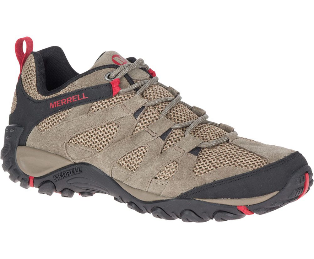 Merrell Hiking Shoes Brown - Alverstone - Mens 32JNFMQAO